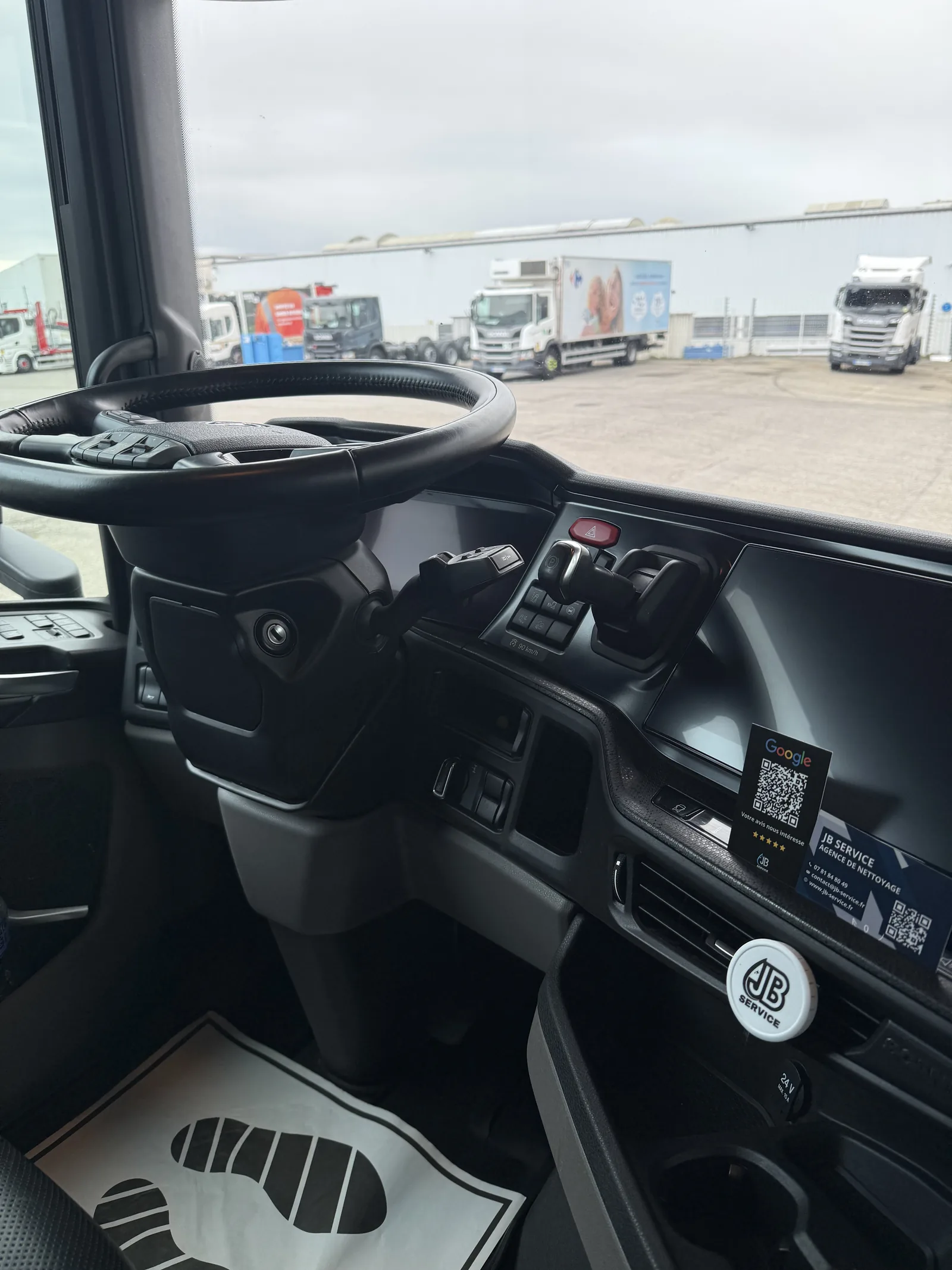 Contrôle qualité cabine camion JB Service Lyon