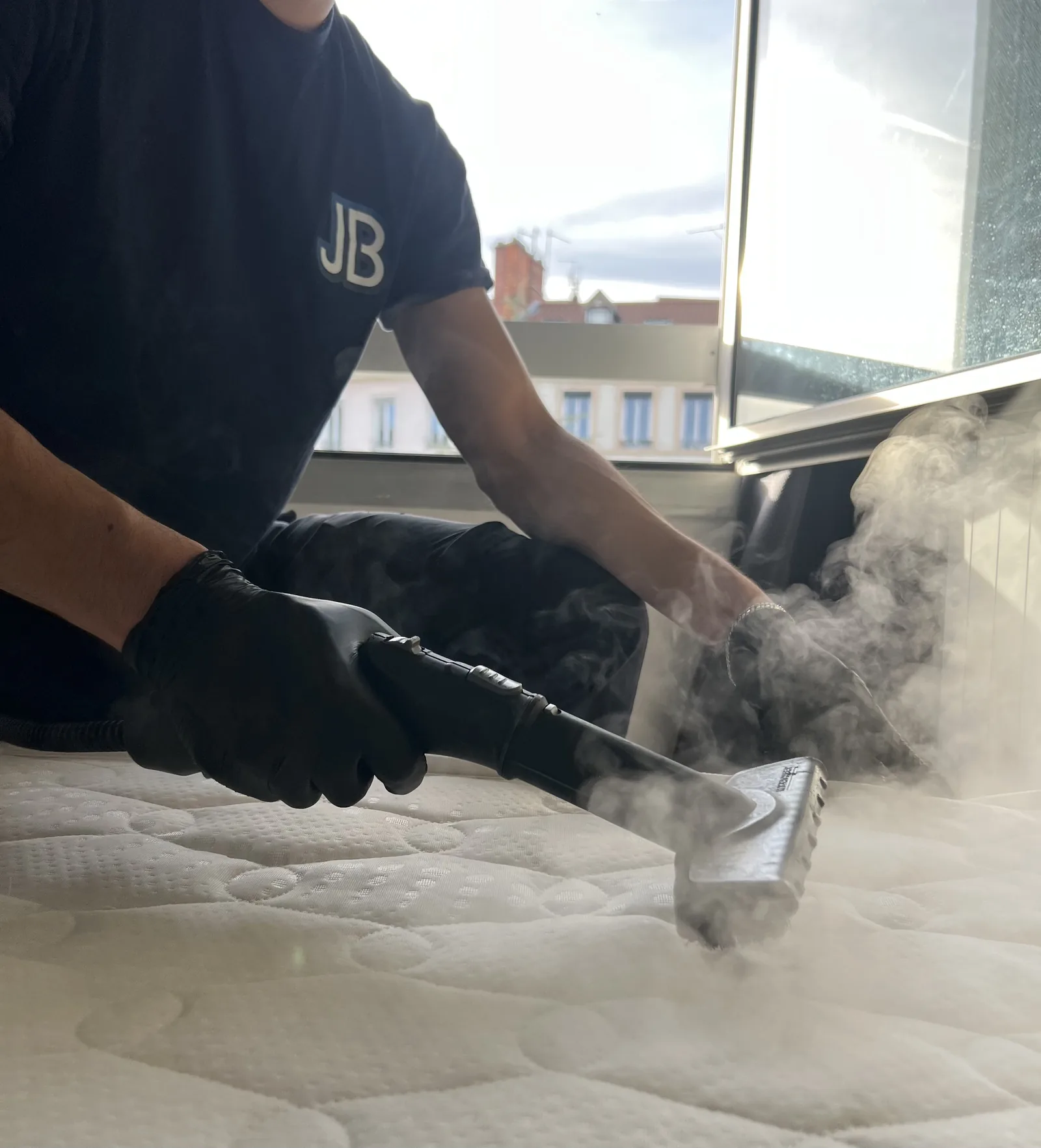 Nettoyage matelas vapeur JB Service Lyon