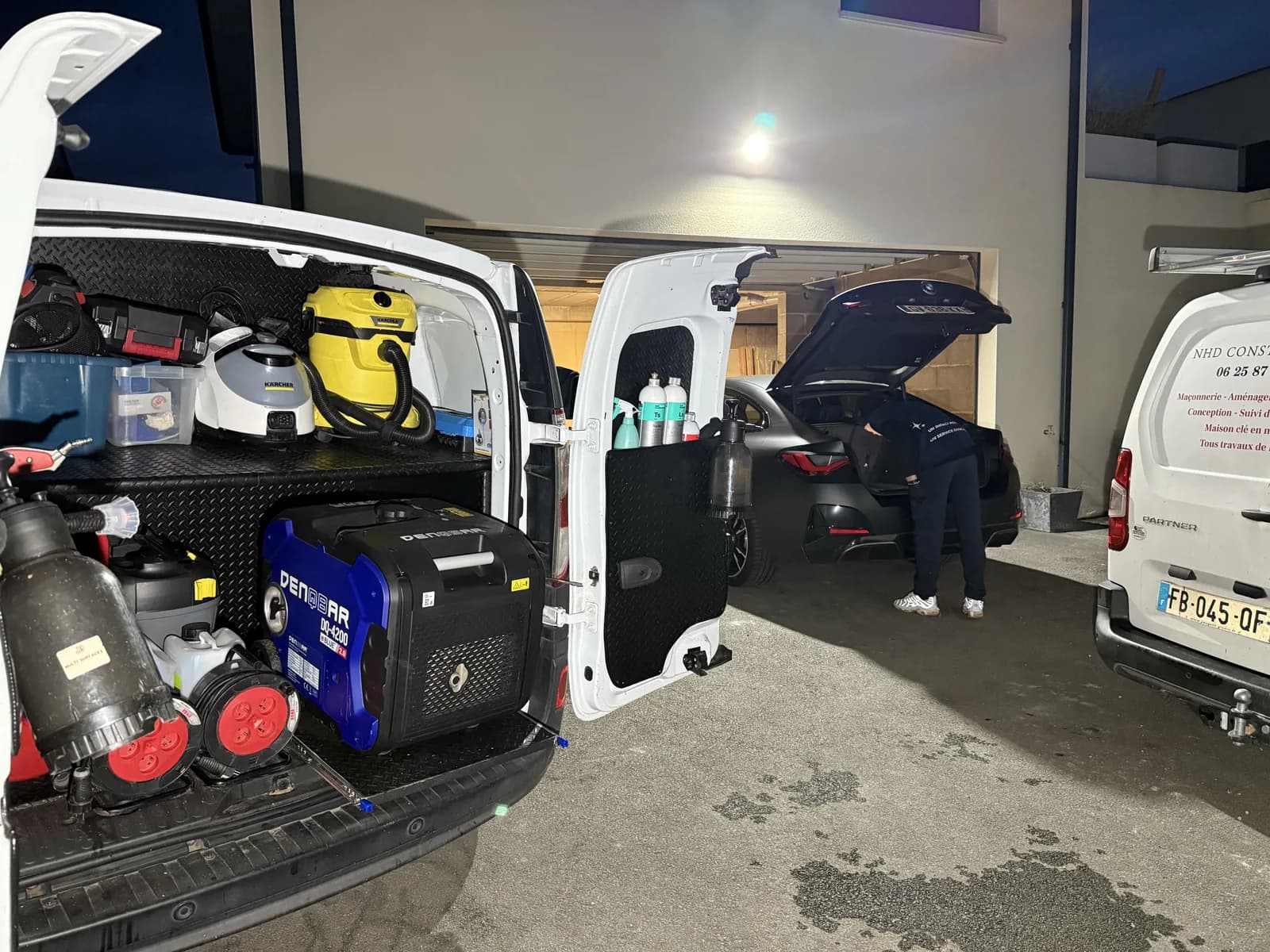 Équipement lavage auto sans eau JB Service Lyon